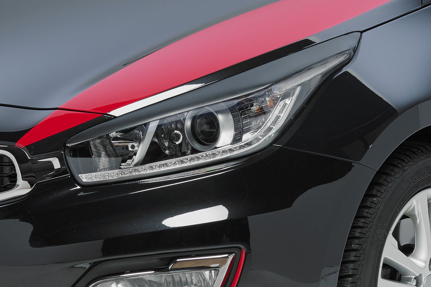 Scheinwerferblenden für Kia Cee'd / Cee'd SW / pro_cee'd (JD) SB159