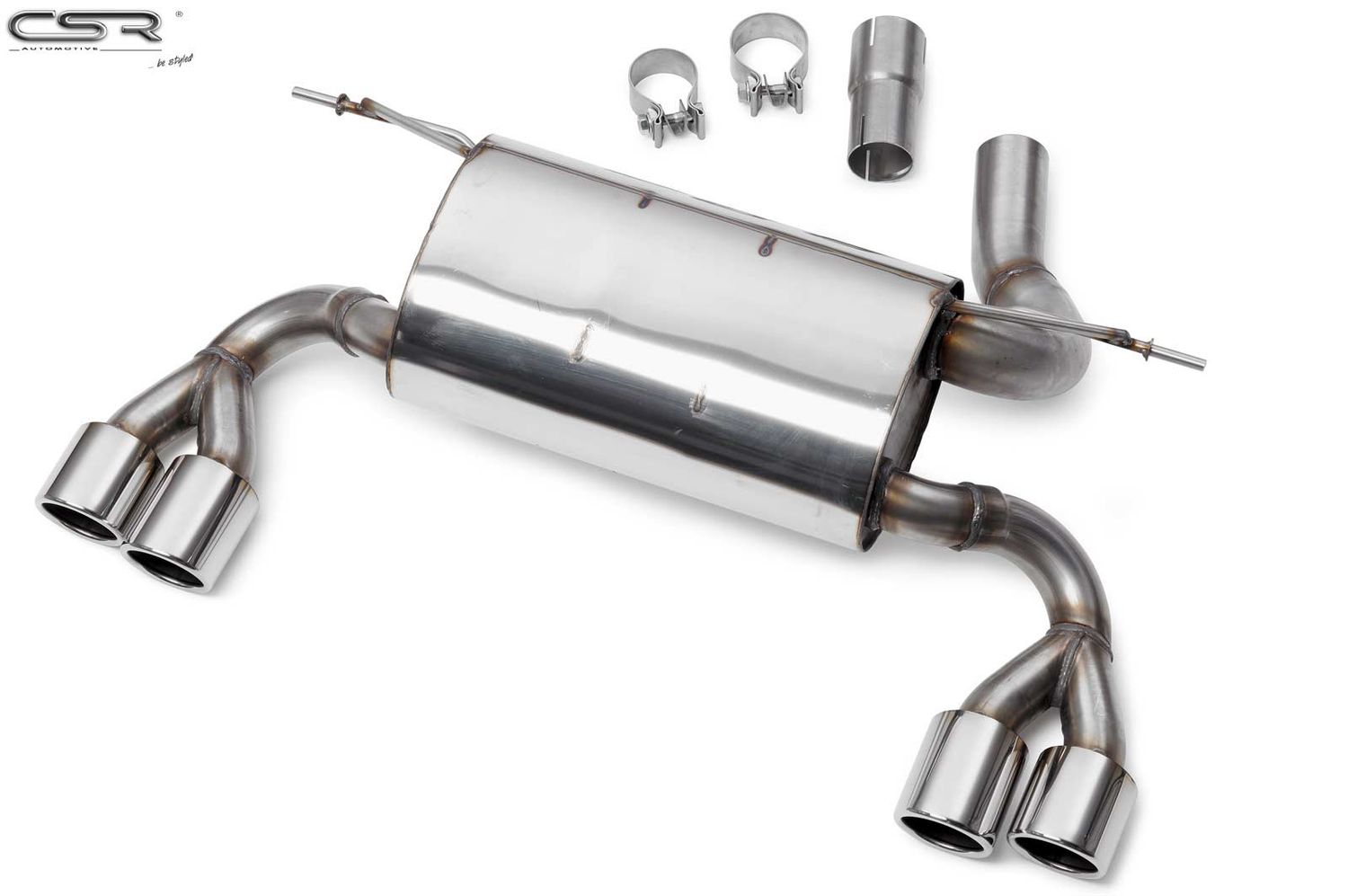 Endschalldämpfer mit Endrohren für BMW 3er F30/F31, 4er F32 ESD108 Endschalldämpfer mit Endrohren für BMW 3er F30/F31, 4er F32 ESD108