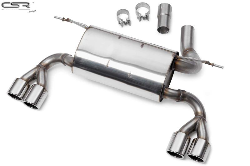 Endschalldämpfer mit Endrohren für BMW 3er F30/F31, 4er F32 ESD108