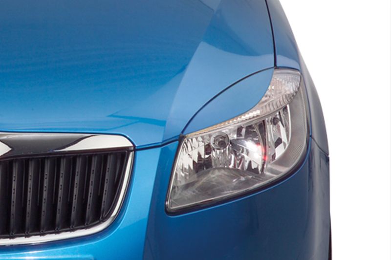 Scheinwerferblenden für Skoda Roomster Typ 5J / Fabia 2 / Praktik SB027 Scheinwerferblenden für Skoda Roomster Typ 5J / Fabia 2 / Praktik SB027