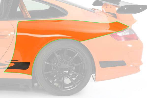 Kotflügel Hinterachse links für Porsche 911 996 KOT008 Kotflügel Hinterachse links für Porsche 911 996 KOT008