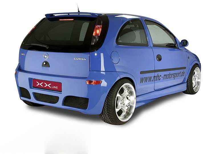 Heckstoßstange für Opel Corsa C HSK015 Heckstoßstange für Opel Corsa C HSK015