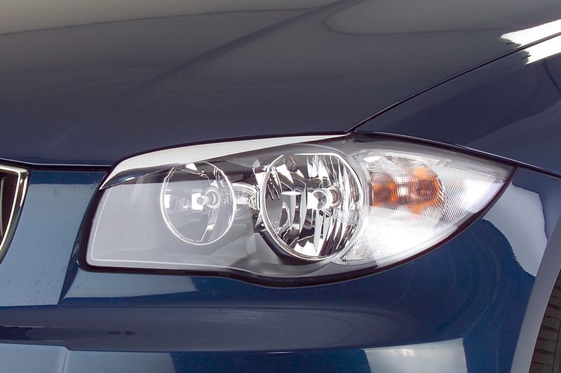 Scheinwerferblenden für BMW 1er E81,E82,E87,E88 chrom SB026