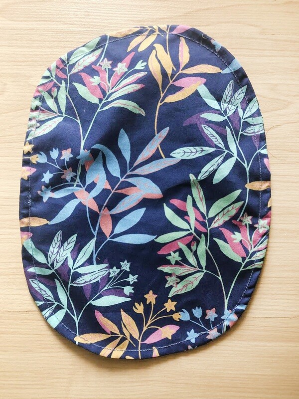 Navy multi color floral