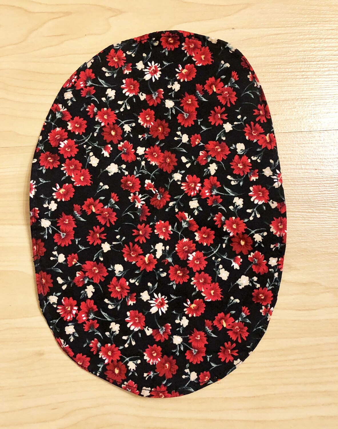 The Deep Red floral bag