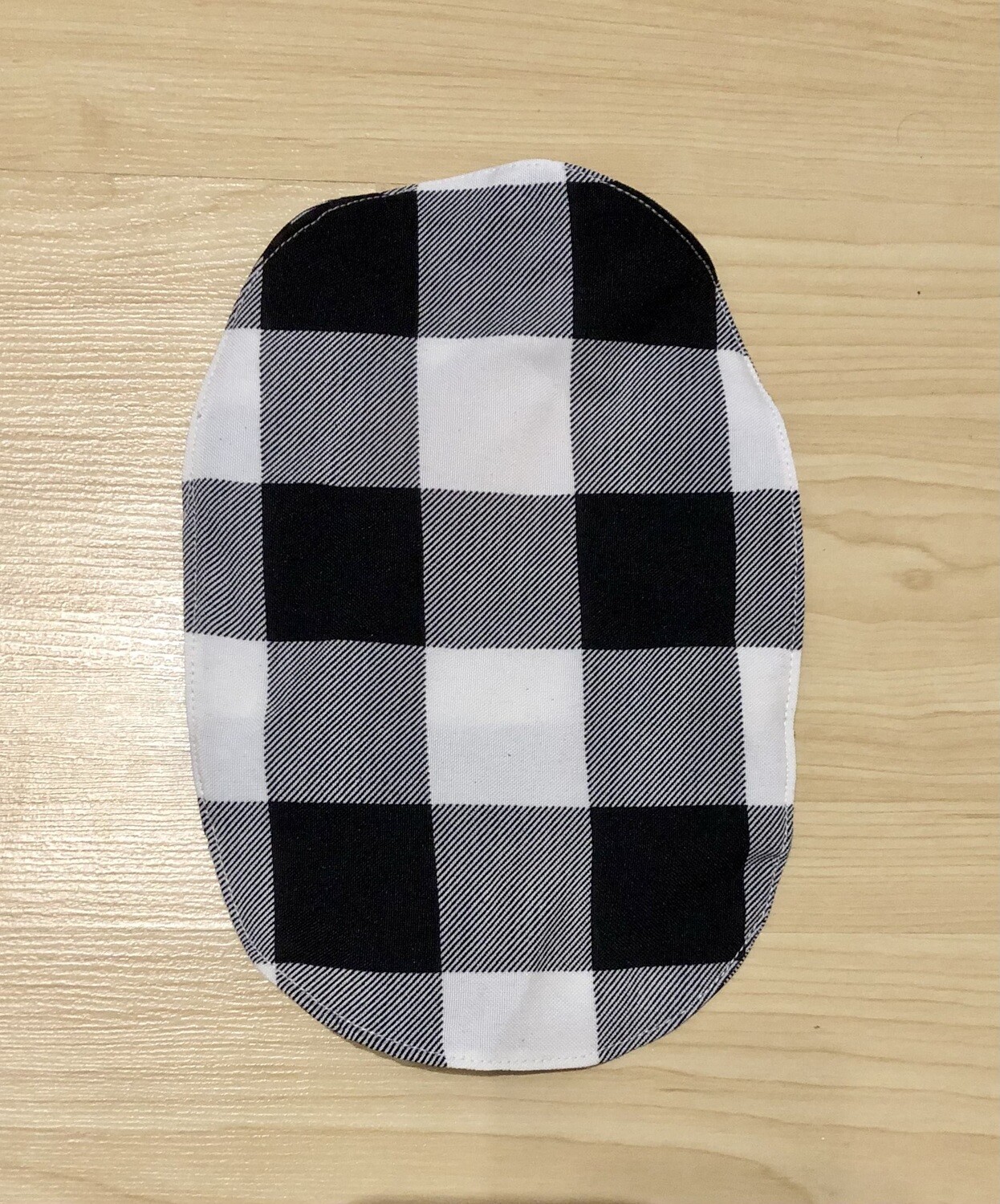 Large black and white checks