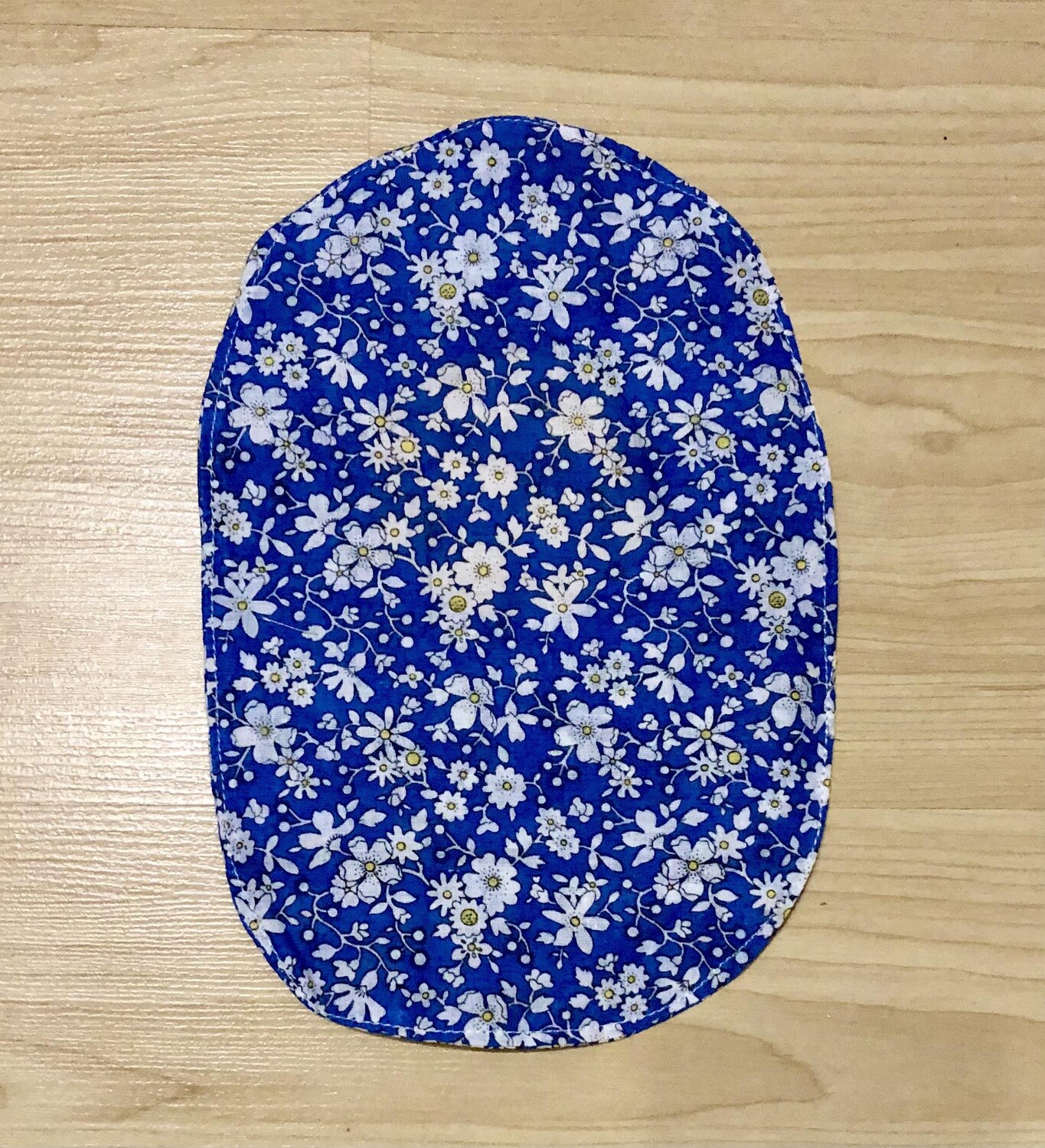 Blue Floral printed bag cover