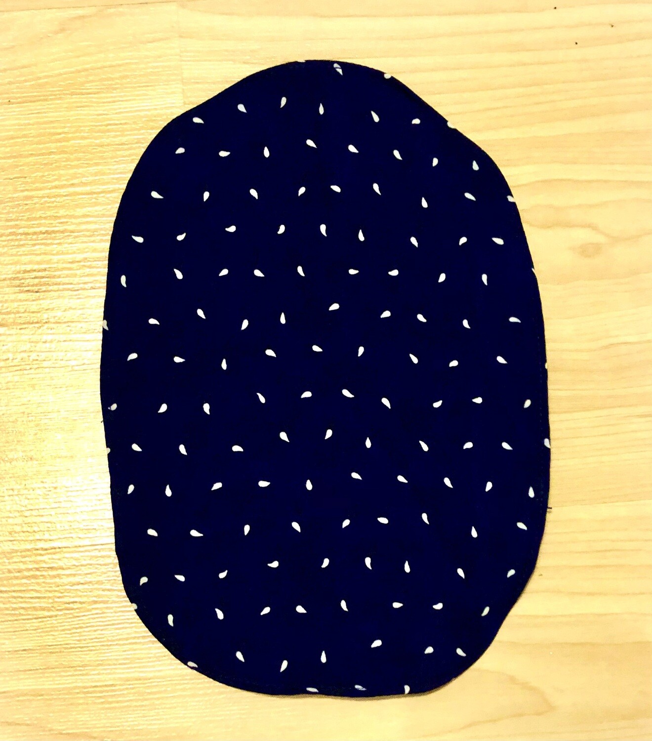 Navy and White Tear Drop Bag Cover