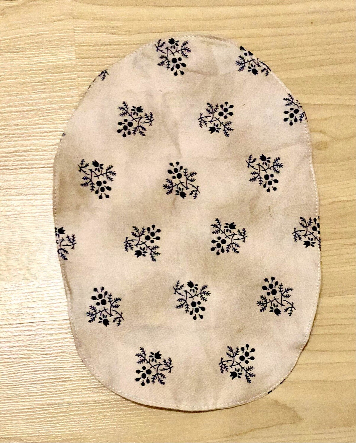 Navy Floral bouquet bag cover