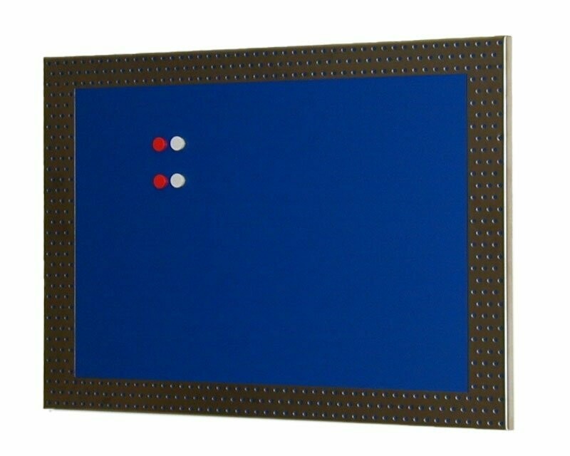 Magnetwand mit Rahmen aus Edelstahl 710 x 495 x 20 mm