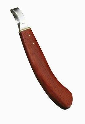 Ringel Loop Knife - Wood / Elk Handle