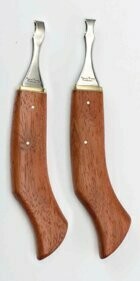 Ringel Abscess Loop Knife - Wood / Elk Handle