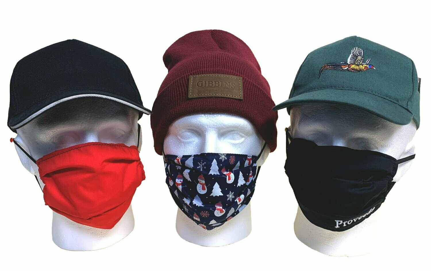 Face Mask (Plain, Printed or Embroidered)