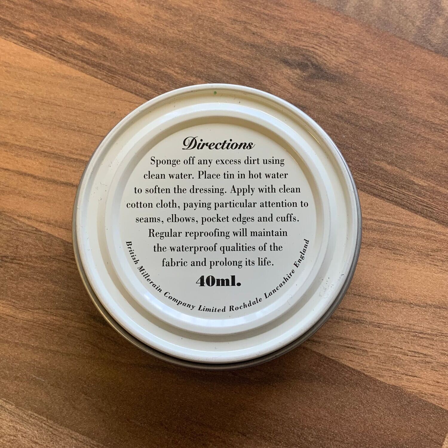 british millerain waxed cotton dressing At British Millerain we are committed to taking a sustainable approach to every aspect of our business. There are many reasons why British Millerain waxed cotton is one of the most sustainable