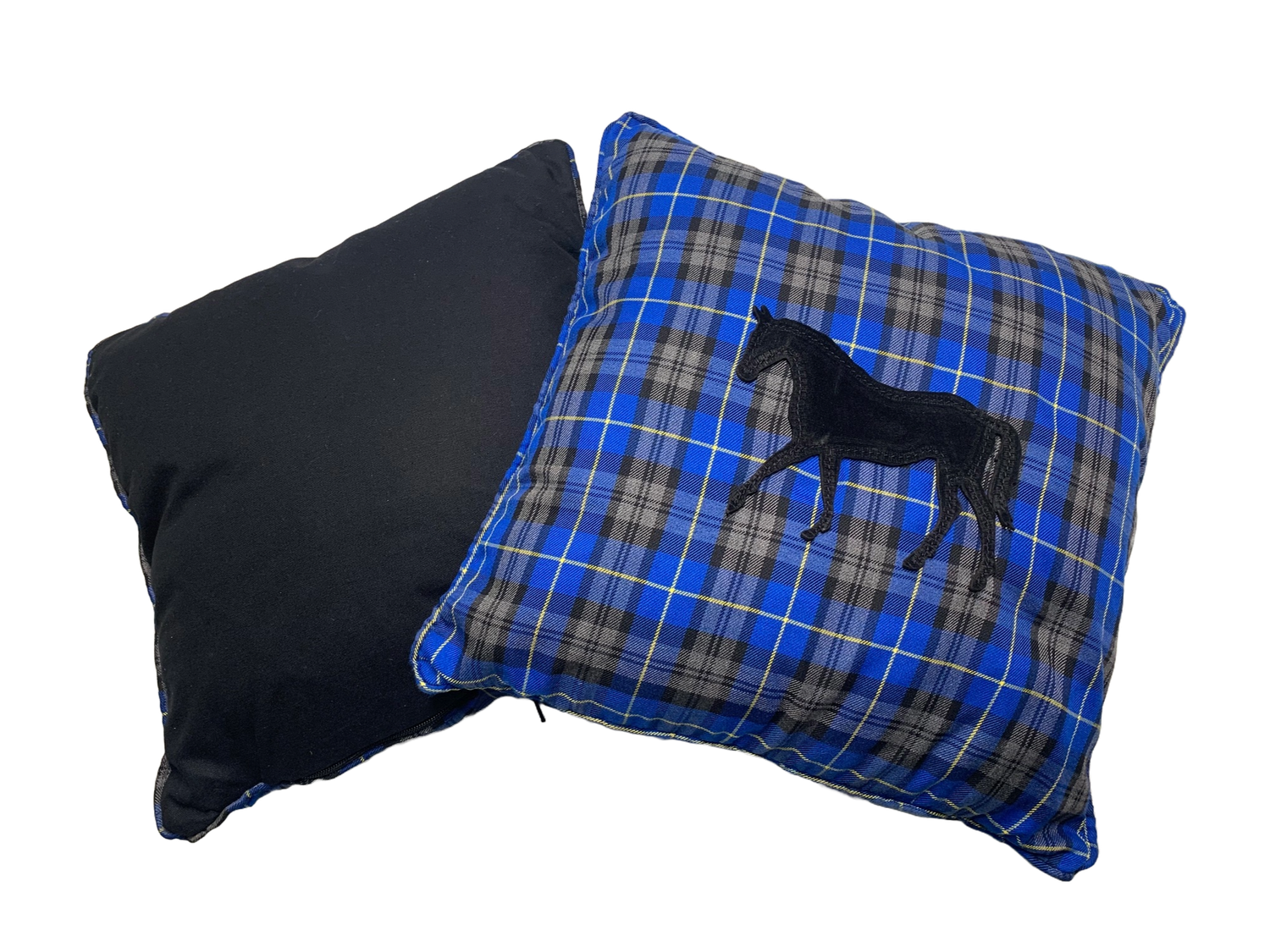 Tartan Horse Cushion