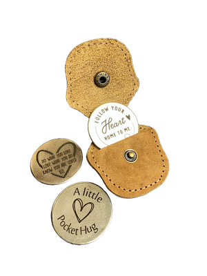 Leather Token Keyring