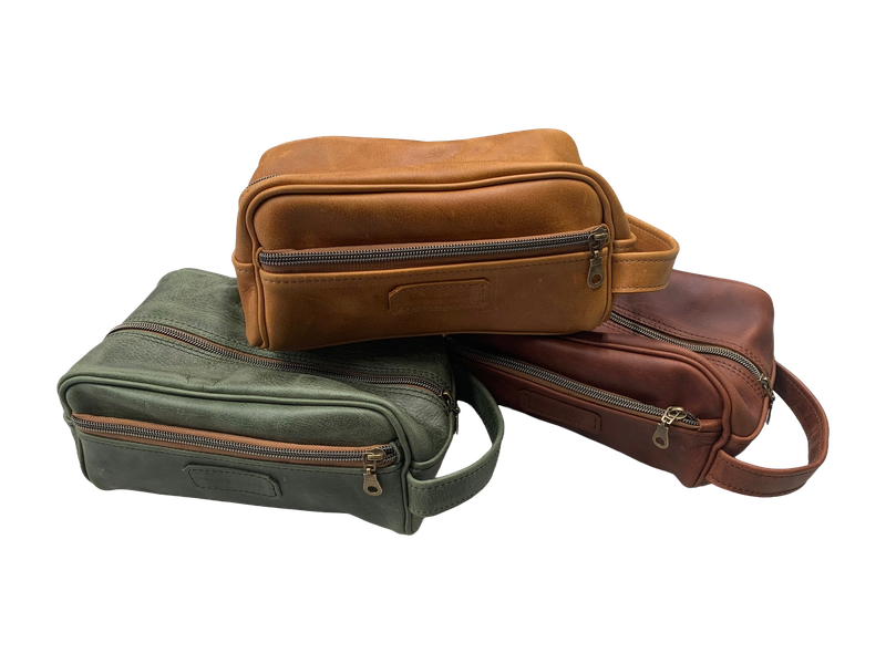 Leather Wash Bag