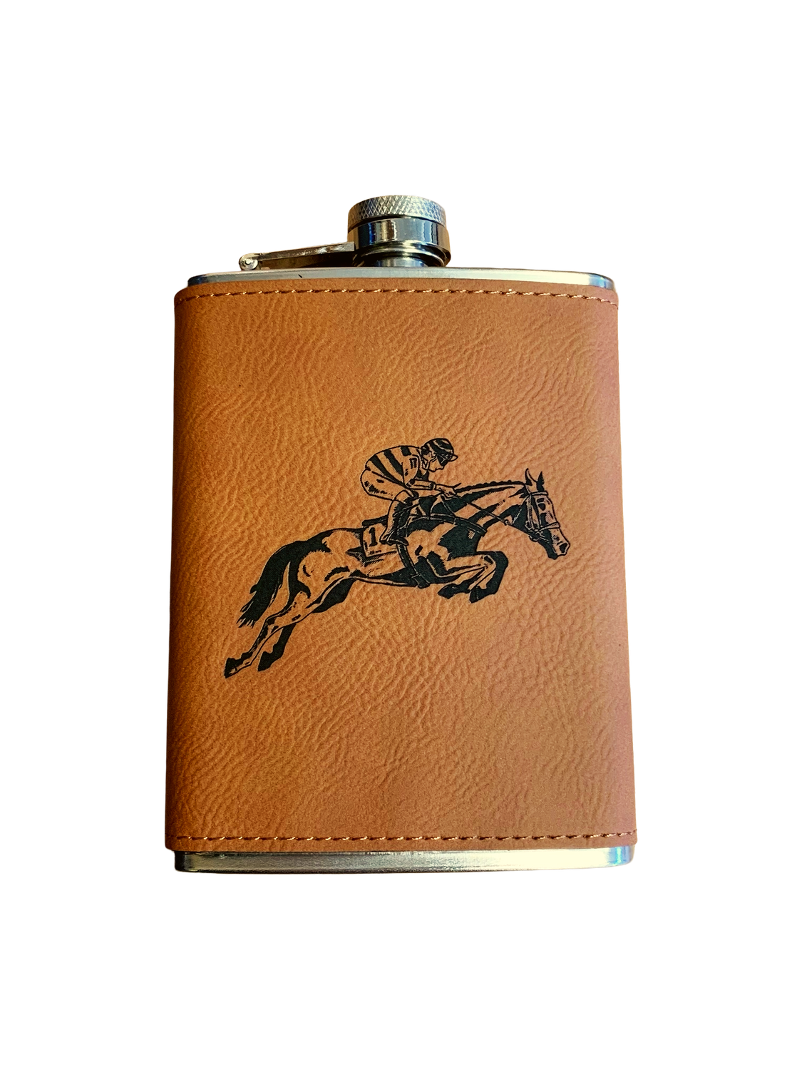 Jumping Horse Hip Flask
