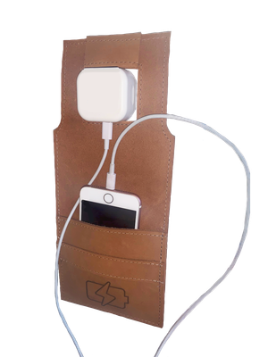 Leather Phone Charging Holder Leather Phone Charging Holder