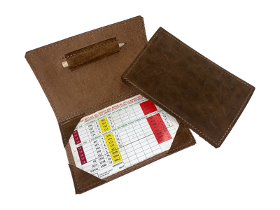 Golf Score Card and Pencil Holder Golf Score Card and Pencil Holder