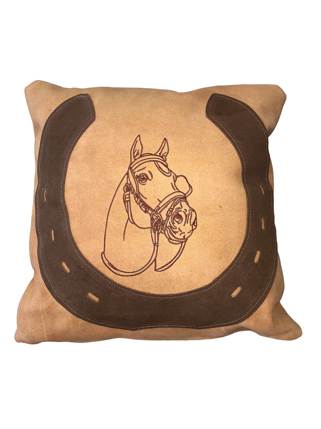 Distressed Leather Cushion