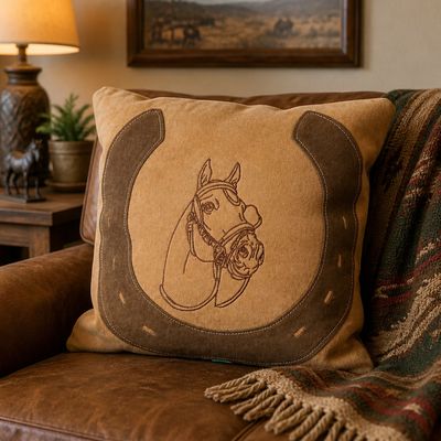 Distressed Leather Cushion Distressed Leather Cushion