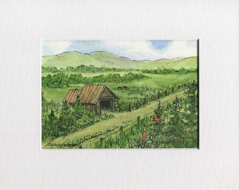 Watercolor Illustration Landscapes