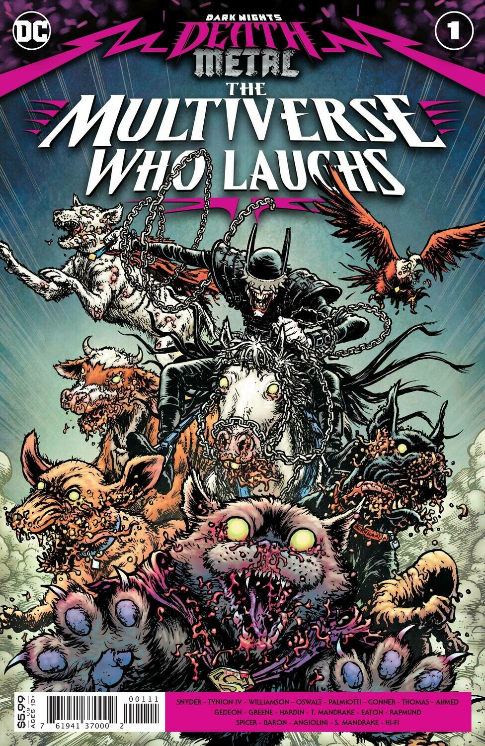 DARK NIGHTS DEATH METAL THE MULTIVERSE WHO LAUGHS (2020) #1