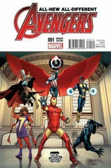 ALL NEW ALL DIFFERENT AVENGERS (2016) #1 LCSD VARIANT