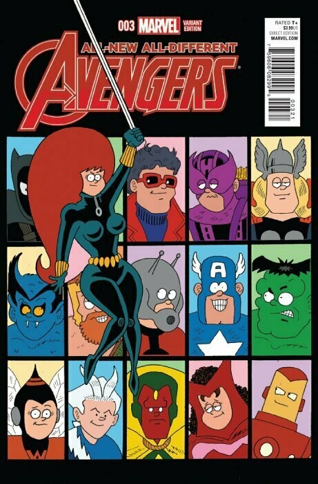 ALL NEW ALL DIFFERENT AVENGERS (2016) #3 CVR B