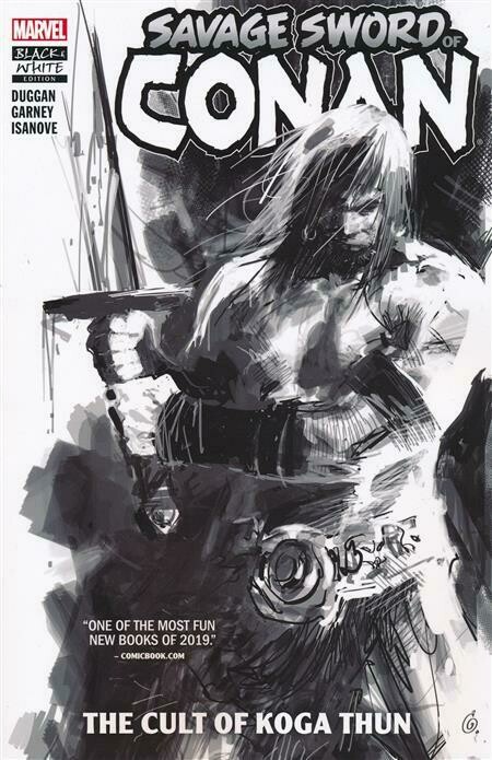 SAVAGE SWORD OF CONAN VOL 01 CULT OF KOGA THUN B&amp;W TP