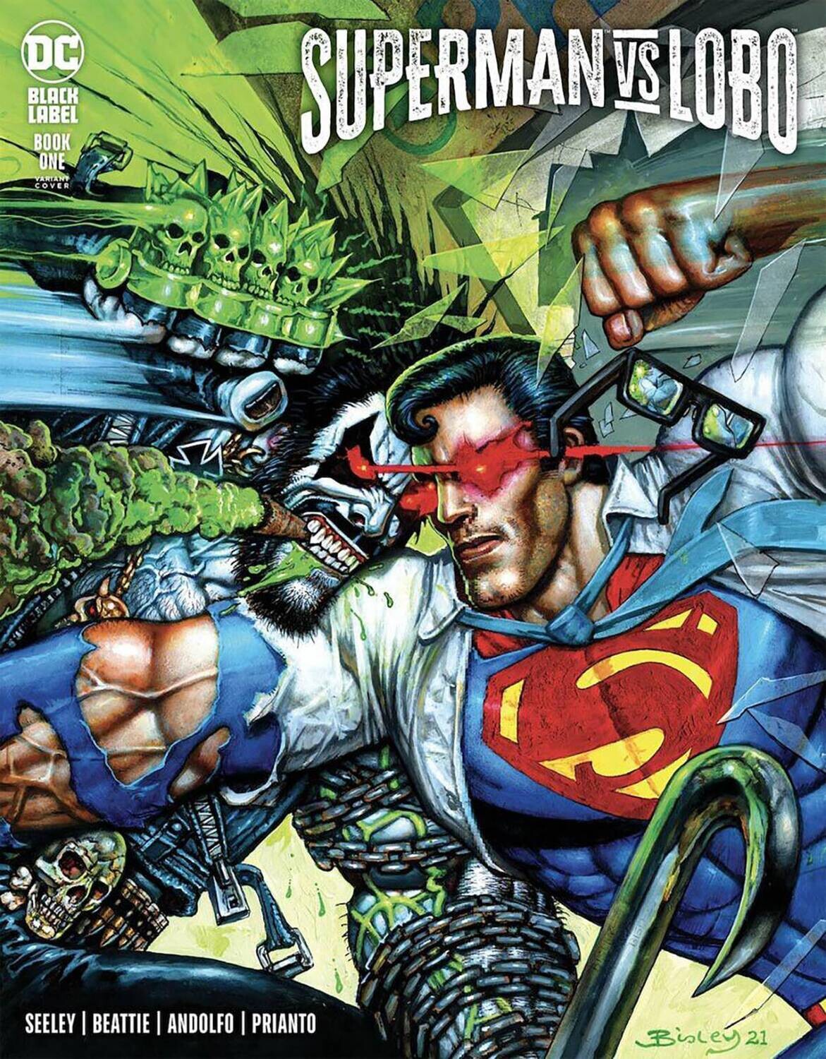 SUPERMAN VS LOBO #1 CVR B