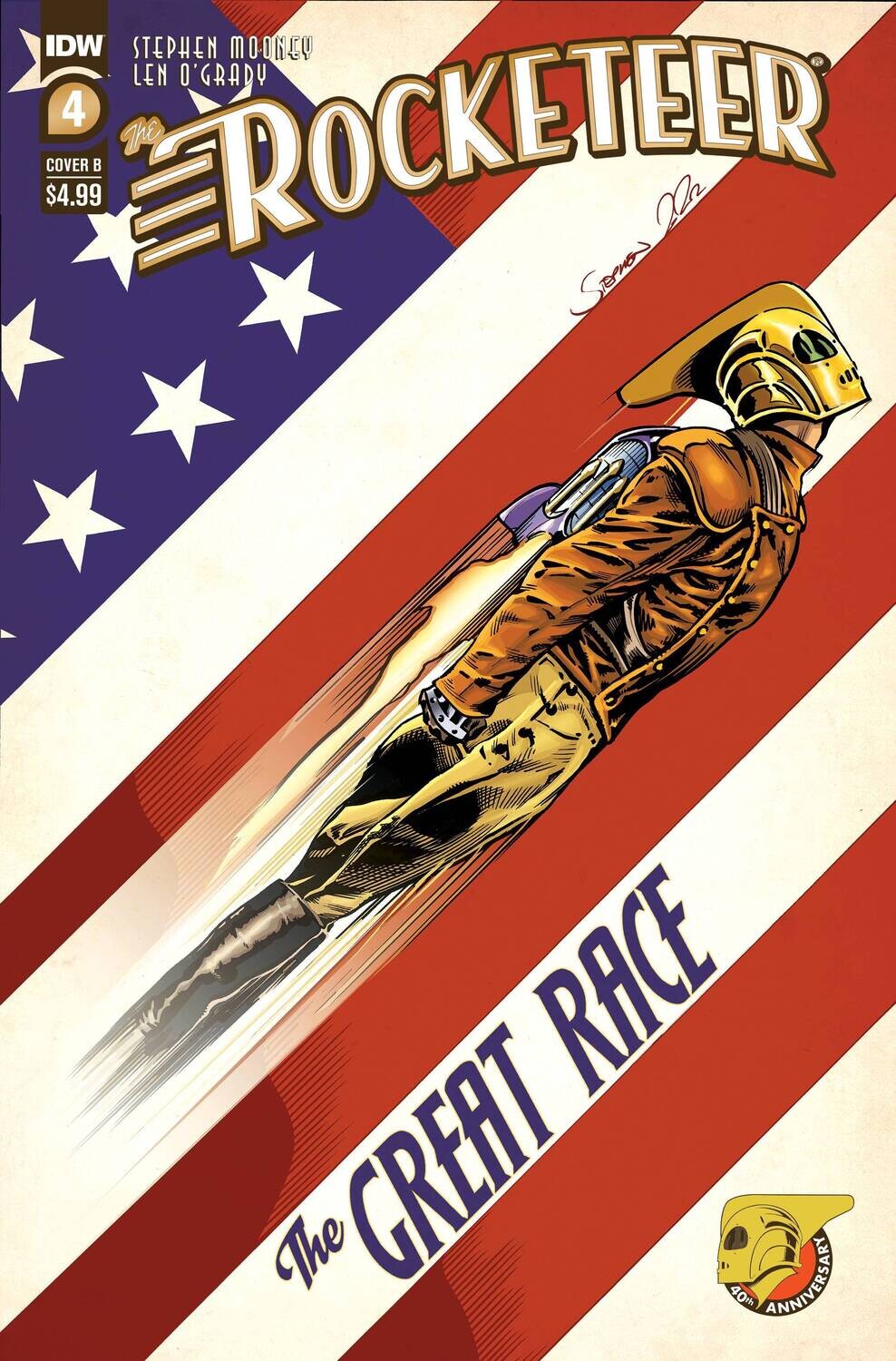 ROCKETEER THE GREAT RACE #4 B