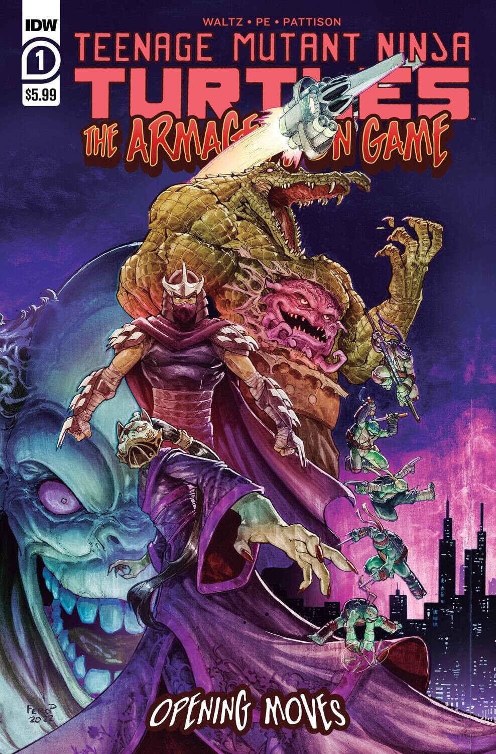 TMNT ARMAGEDDON GAME OPENING MOVES #1