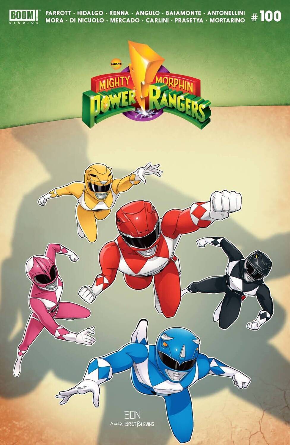 MIGHTY MORPHIN POWER RANGERS #100 CVR B
