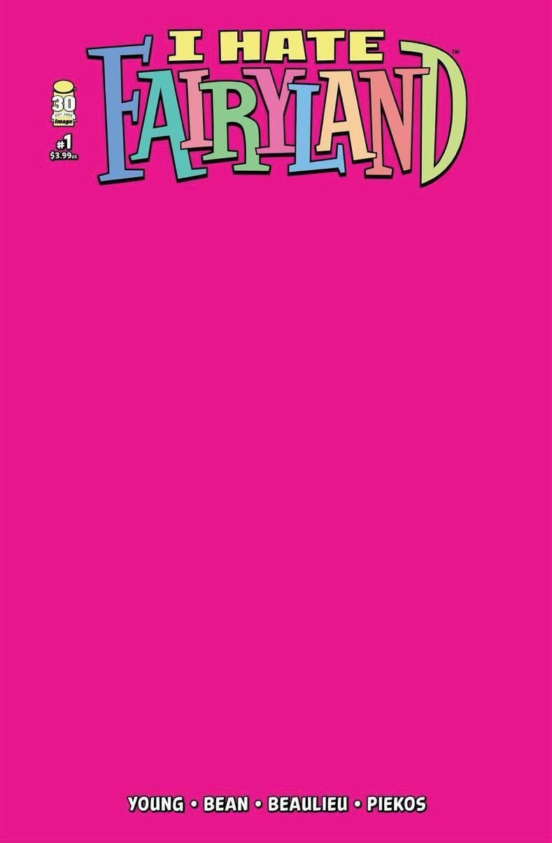 I HATE FAIRYLAND (2022) #1 CVR H BLANK SKETCH CVR