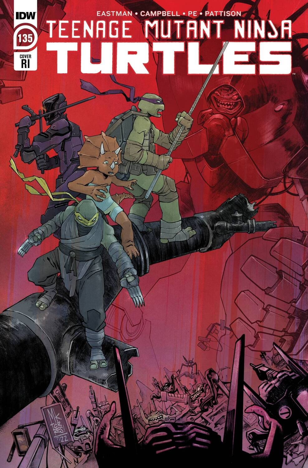 TMNT ONGOING #135 CVR RI