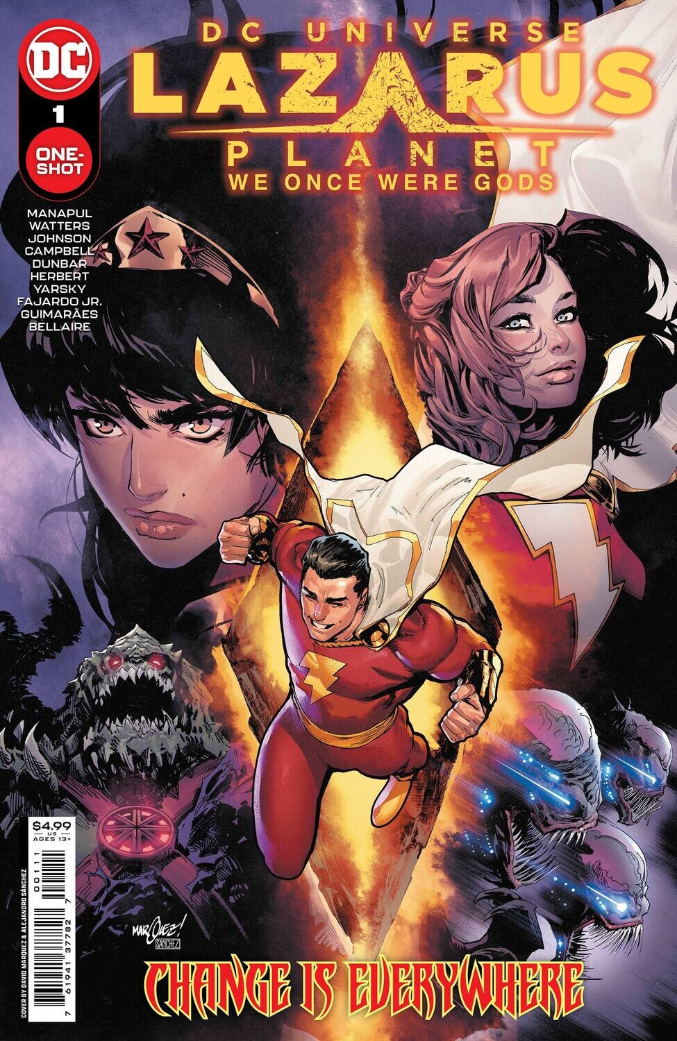 LAZARUS PLANET ONCE WERE GODS #1 (ONE SHOT) CVR A MARQUEZ SA