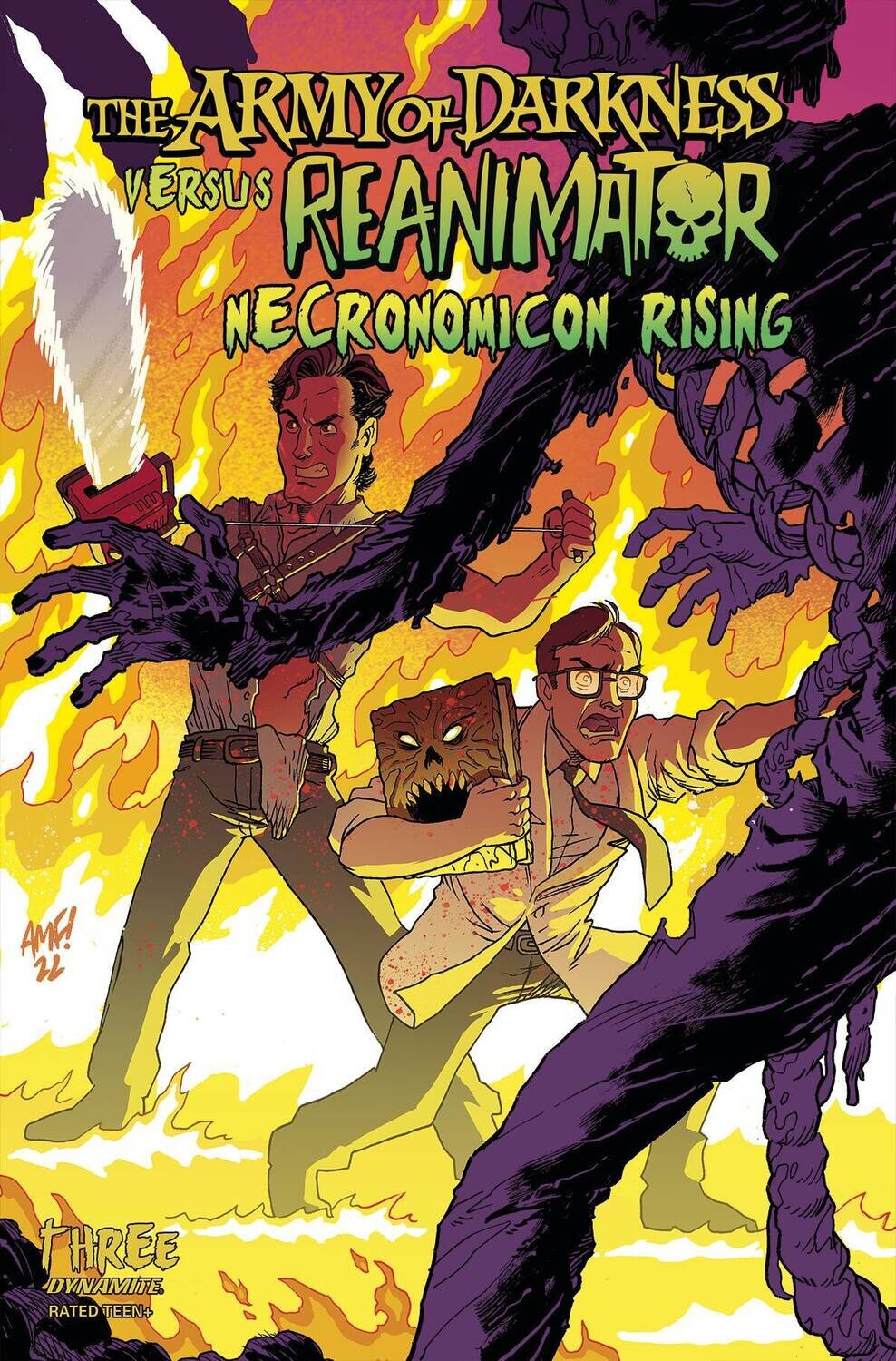 ARMY OF DARKNESS VS REANIMATOR NECRONOMICON RISING (2022) #3 CVR A