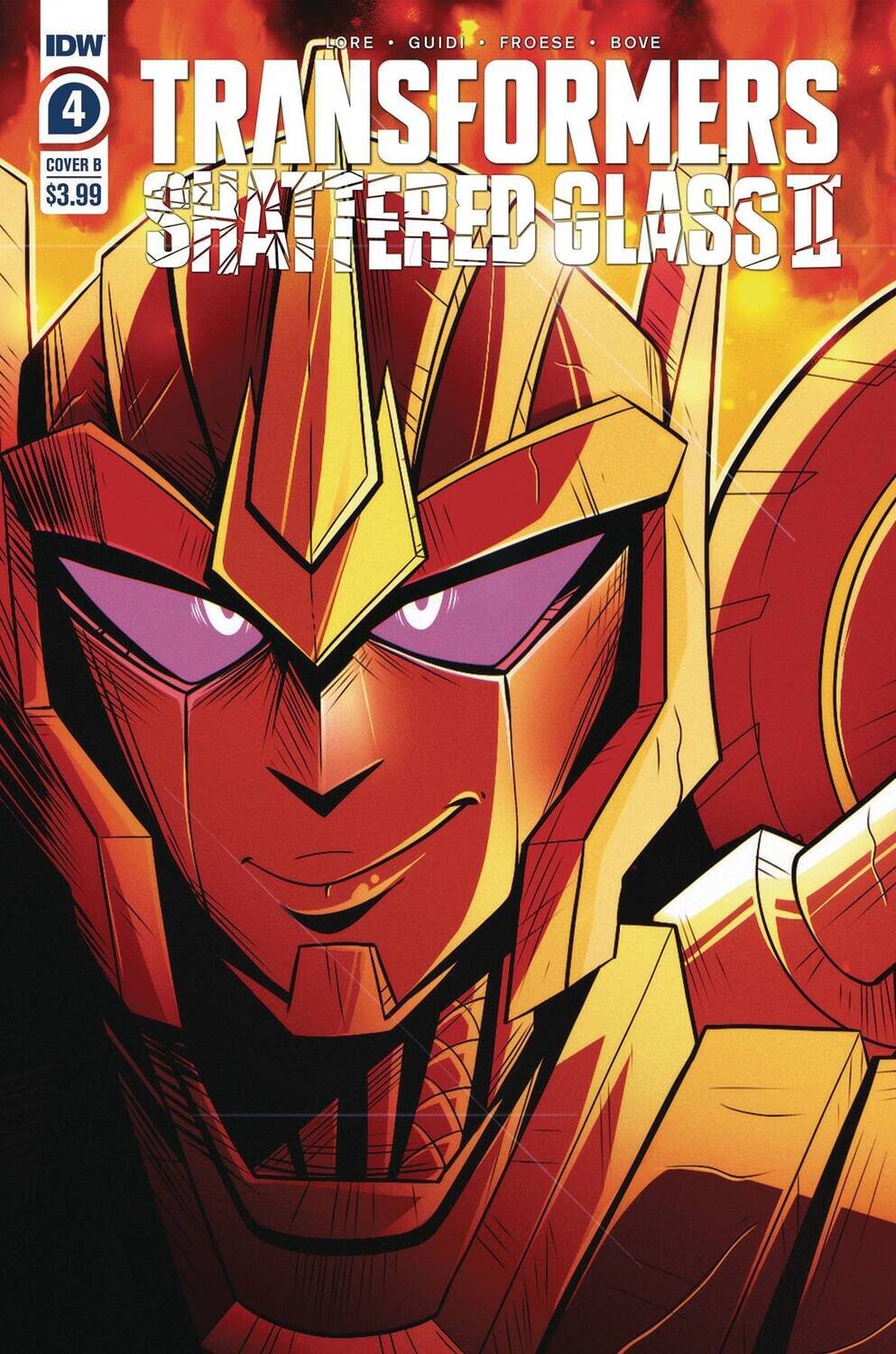 TRANSFORMERS SHATTERED GLASS II #4 CVR B