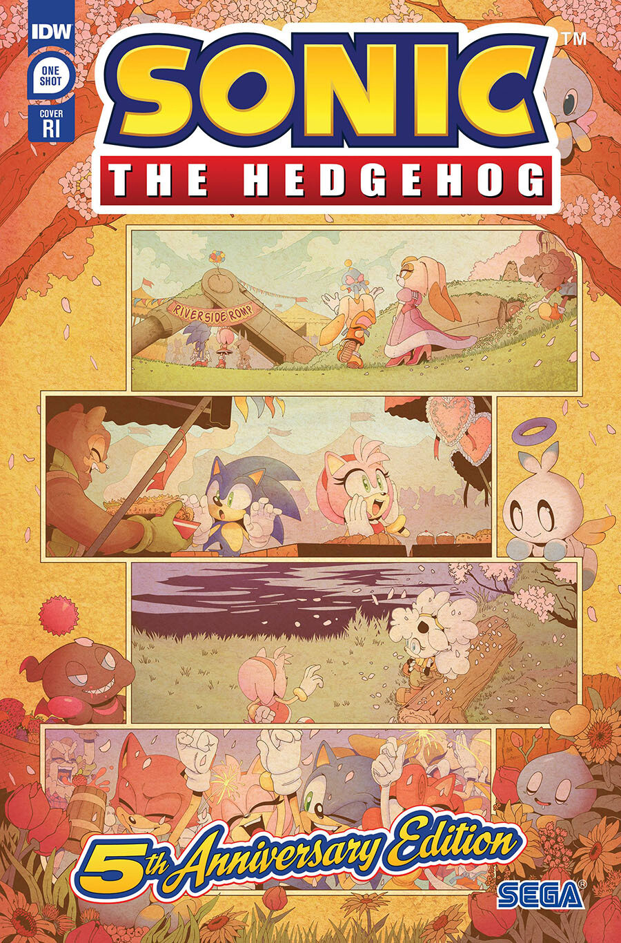 SONIC THE HEDGEHOG #1 5TH ANNV ED CVR RI A