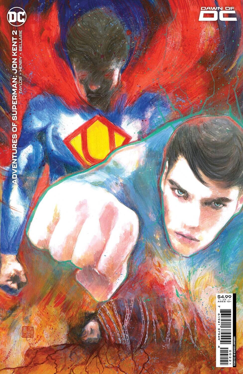 ADVENTURES OF SUPERMAN JON KENT #2 CVR B
