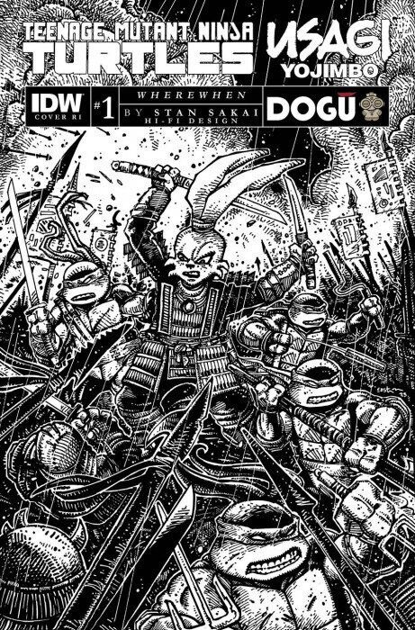 TMNT USAGI YOJIMBO WHEREWHEN #1 CVR RI D