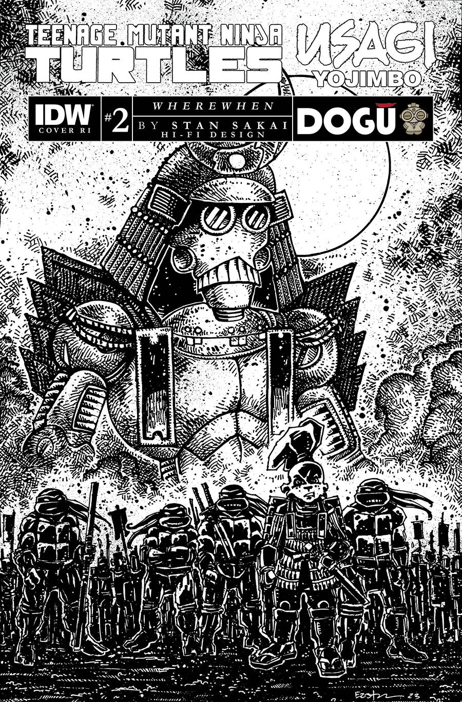 TMNT USAGI YOJIMBO WHEREWHEN #2 CVR RI D