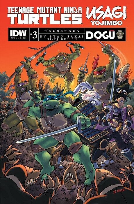 TMNT USAGI YOJIMBO WHEREWHEN #3 CVR RI A