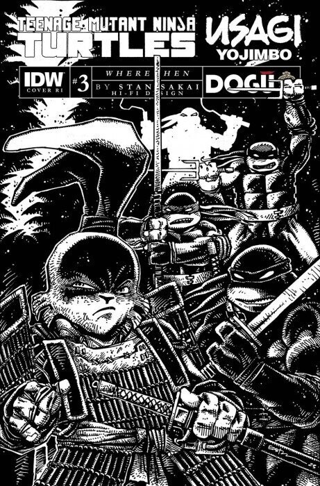 TMNT USAGI YOJIMBO WHEREWHEN #3 CVR B