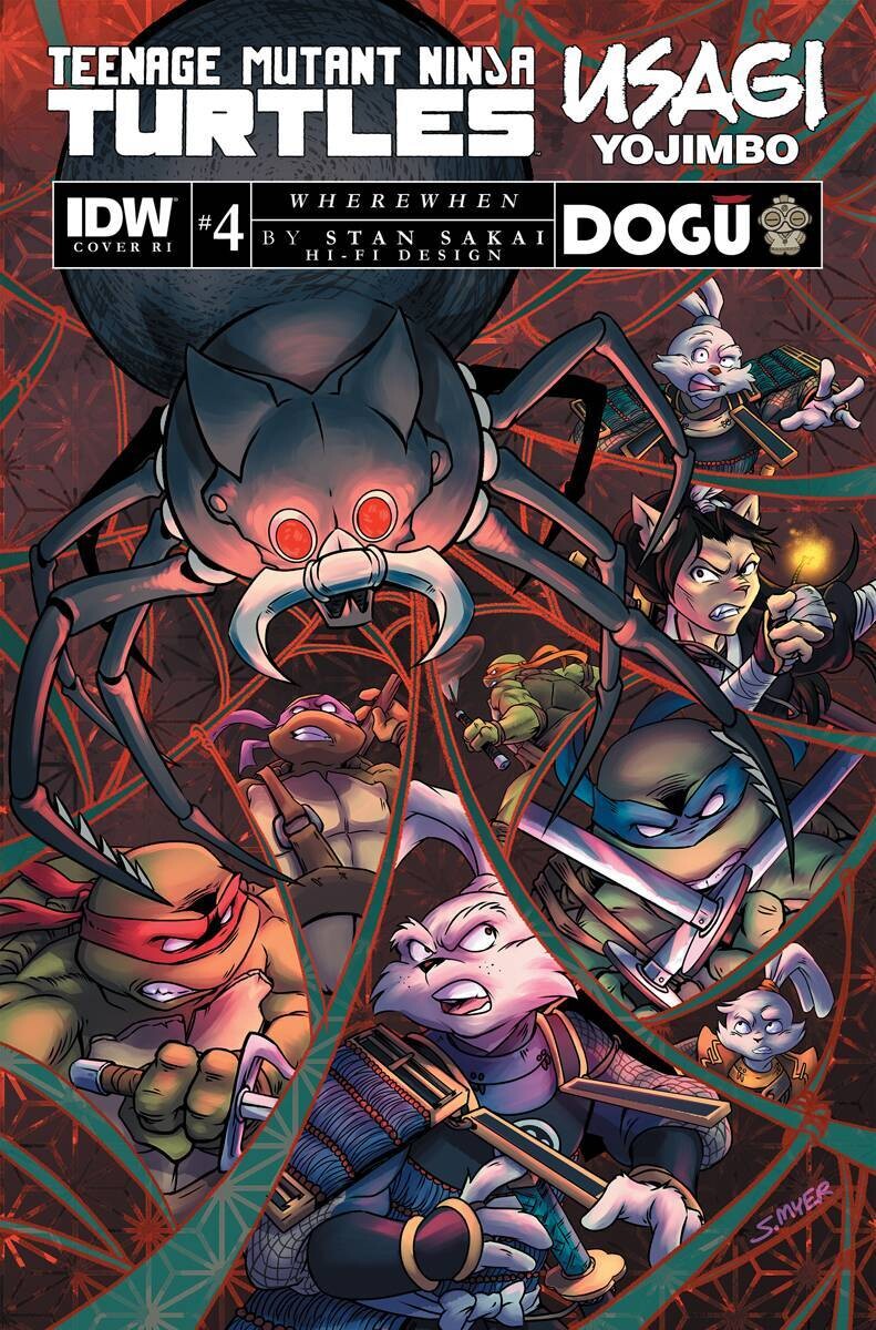 TMNT USAGI YOJIMBO WHEREWHEN #4 CVR RI A