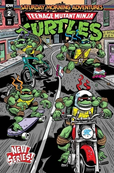 TMNT SATURDAY MORNING ADV CONTINUED #2 CVR RI