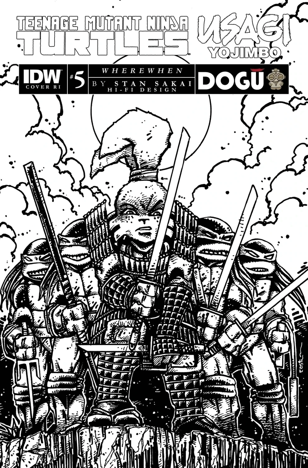 TMNT USAGI YOJIMBO WHEREWHEN #5 CVR RI D