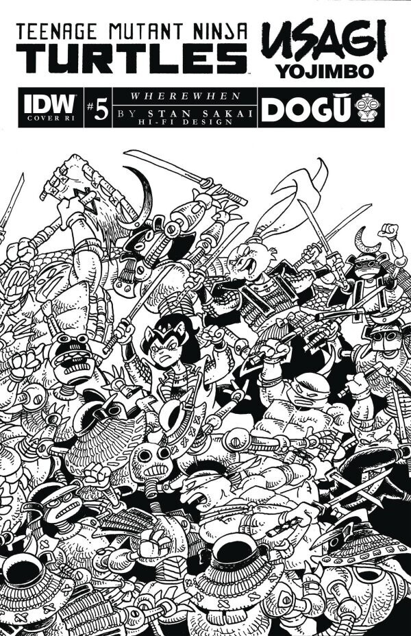 TMNT USAGI YOJIMBO WHEREWHEN #5 CVR RI B